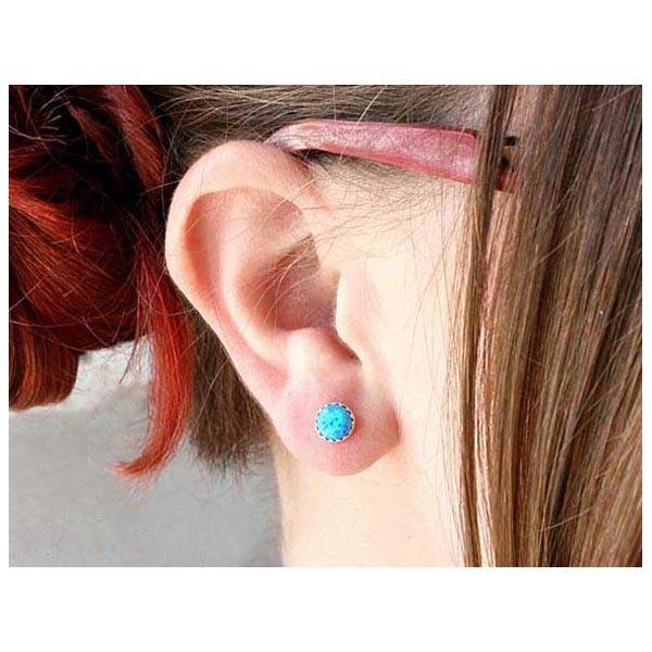 The Winter Knight's Ice Opal Earring - Badali Jewelry - Earrings