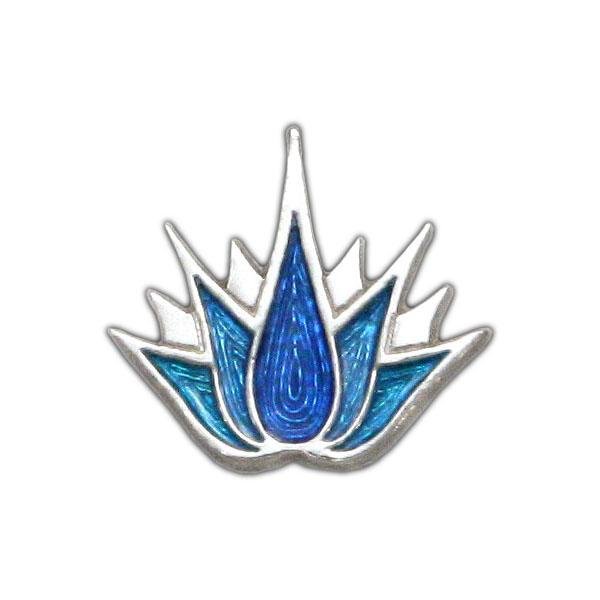 Triple Enamel Lotus Tattoo Pin - Badali Jewelry - Pin