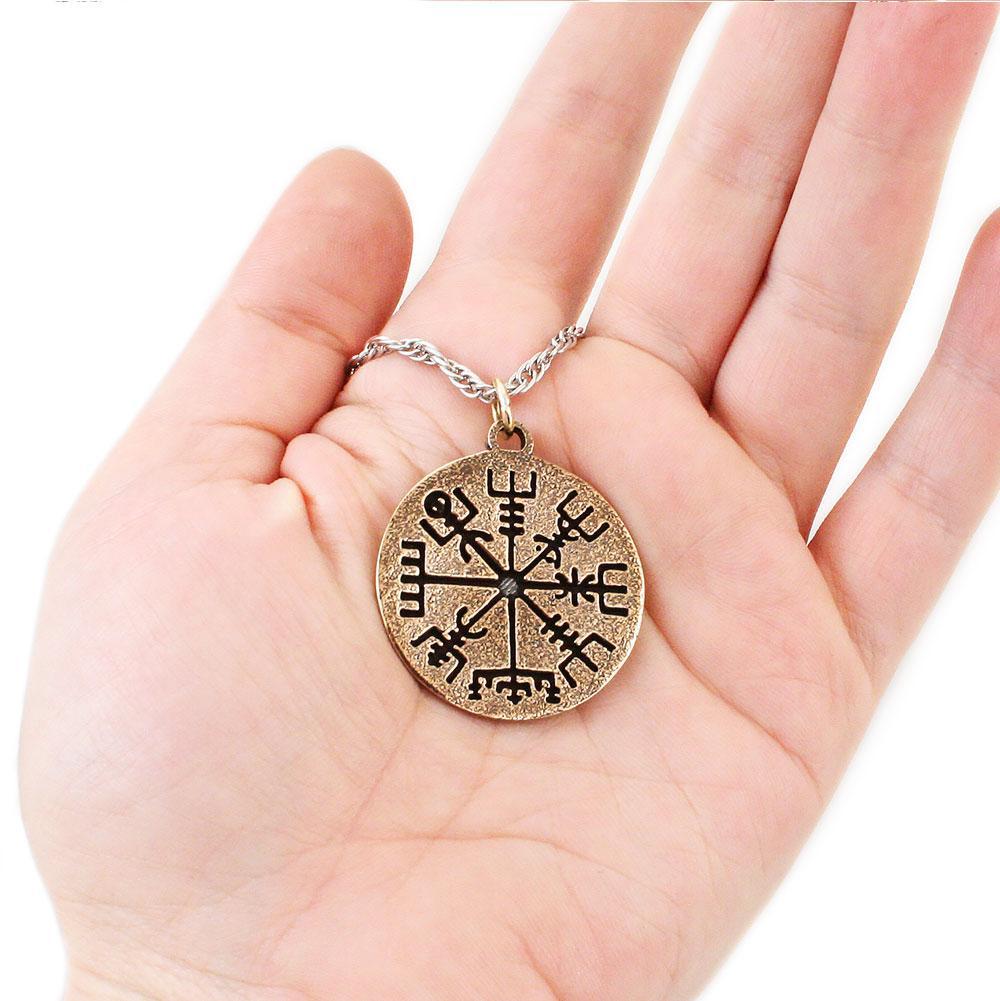 Vegvisir Necklace - Bronze - Badali Jewelry - Necklace