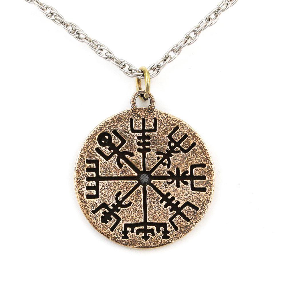 Vegvisir Necklace - Bronze - Badali Jewelry - Necklace