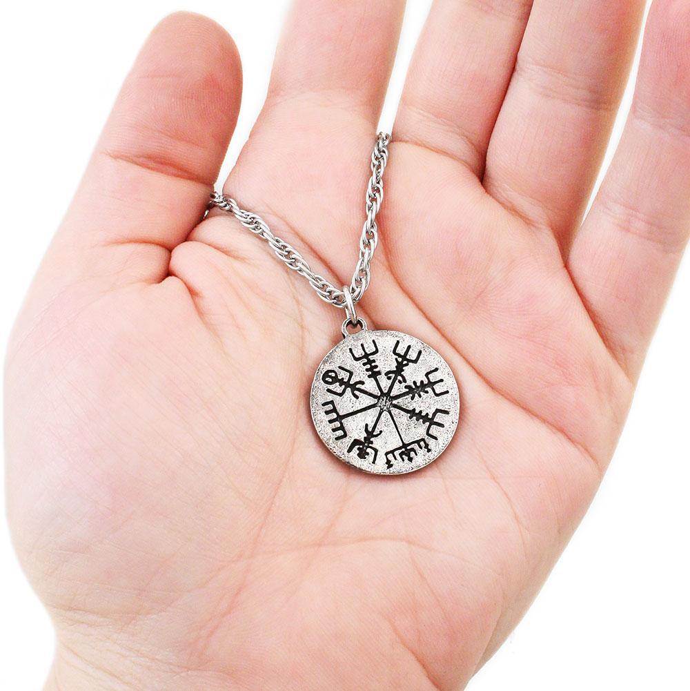 Vegvisir Necklace - Silver - Badali Jewelry - Necklace