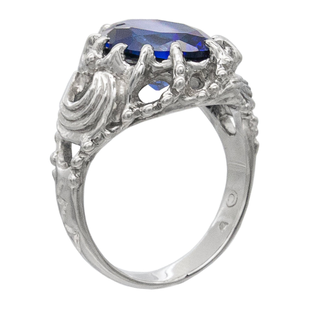 Sterling silver vermeil & blue sapphire Lord of the outlets Rings Vilya ring