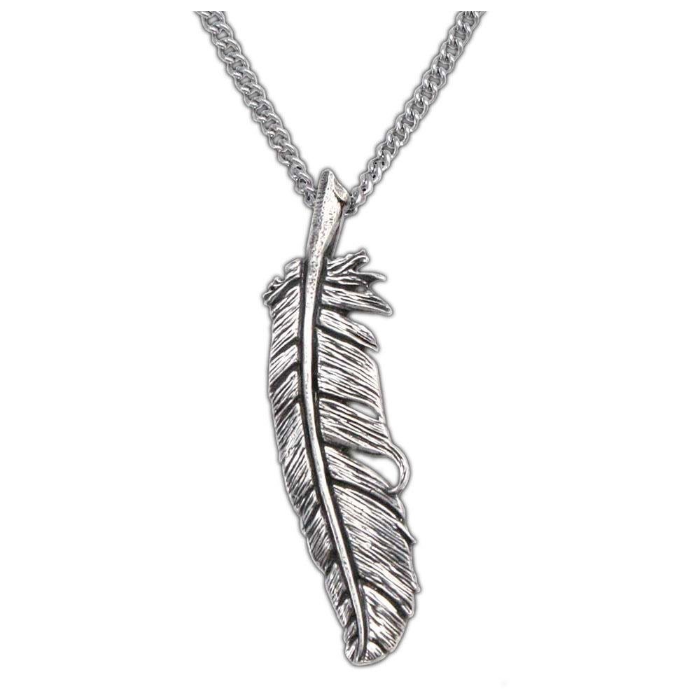 Vulture Feather Pendant - Badali Jewelry - Necklace