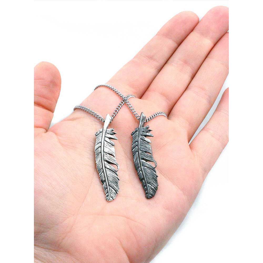 Vulture Feather Pendant - Badali Jewelry - Necklace