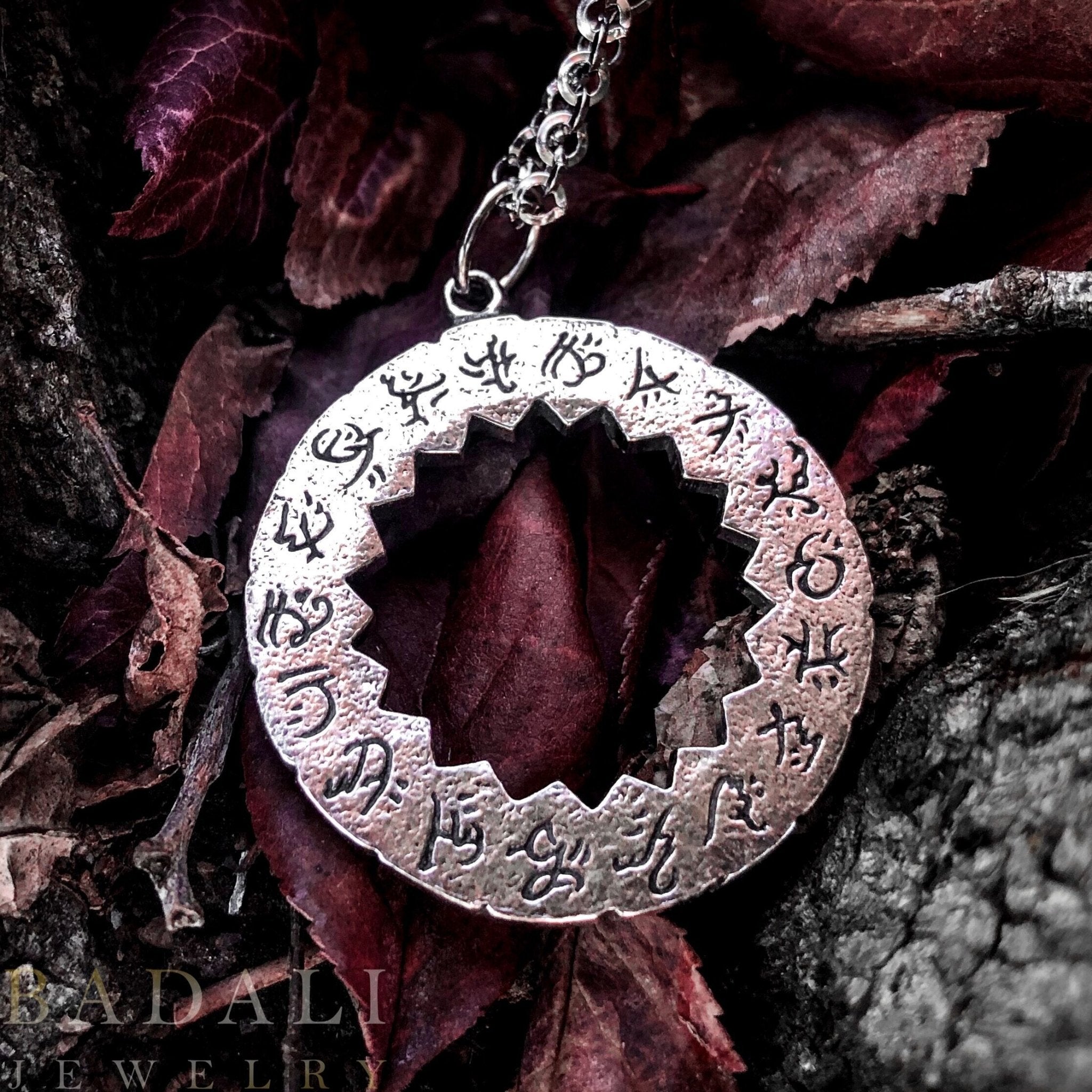 Ward Circle Pendant - Bronze - Badali Jewelry - Necklace